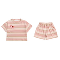 韩嘟服饰&条纹小马短袖套装061409