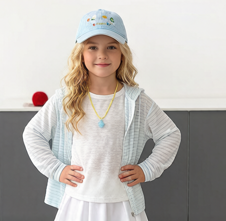 Girls' sun-protective three-piece set