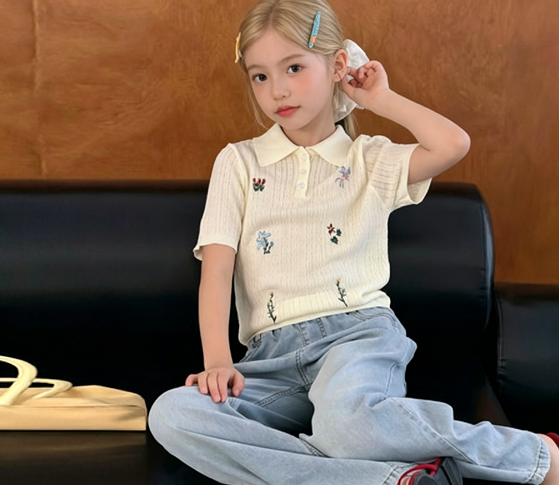 奥斯卡&671822小花针织衫260513007