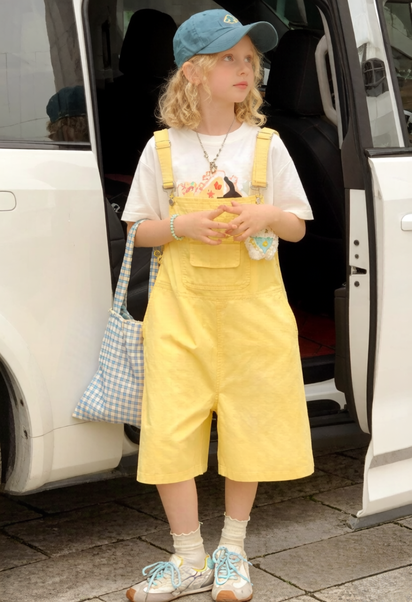 蕊蕊&R225款棉布背带裤套装2026053002