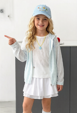 Girls' sun-protective three-piece set